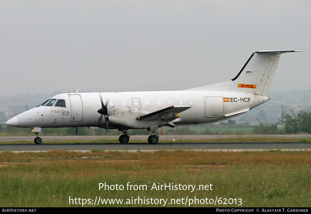 Aircraft Photo of EC-HCF | Embraer EMB-120(ERF) Brasilia | Swiftair | AirHistory.net #62013