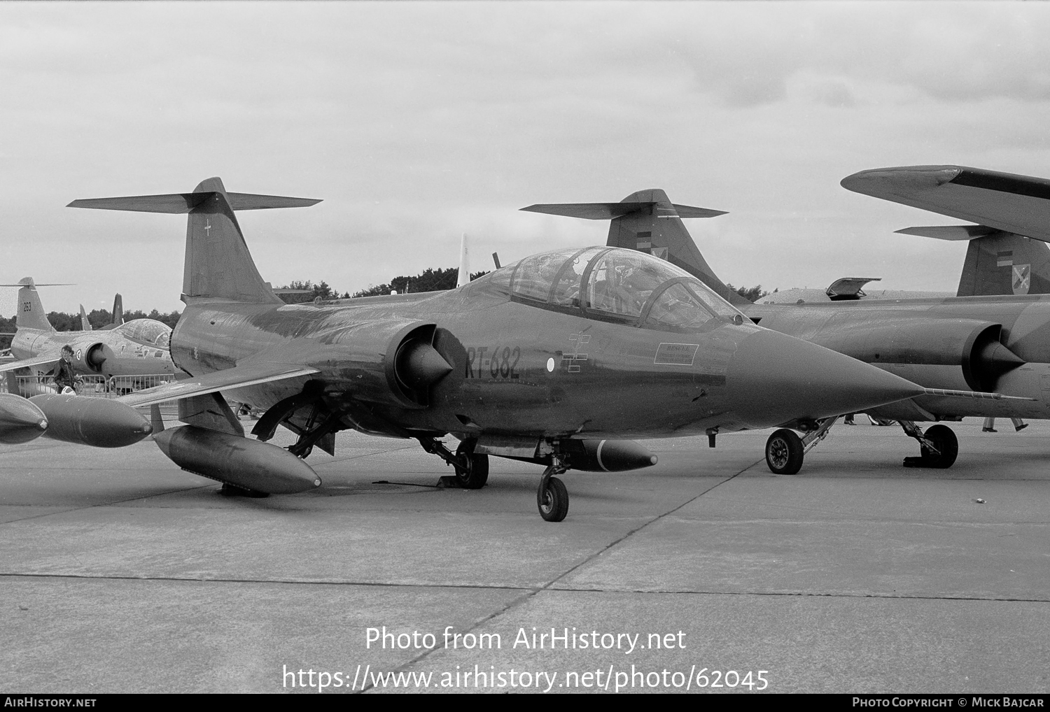 Aircraft Photo of RT-682 | Lockheed TF-104G Starfighter | Denmark - Air Force | AirHistory.net #62045