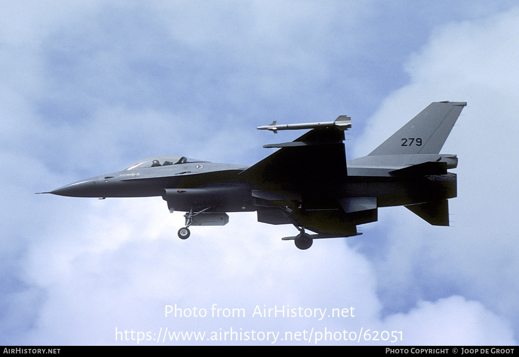 Aircraft Photo of 279 | General Dynamics F-16A Fighting Falcon | Norway - Air Force | AirHistory.net #62051