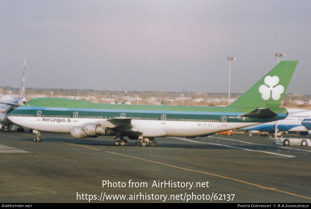 Aircraft Photo of EI-ASI | Boeing 747-148 | Aer Lingus | AirHistory.net #62137