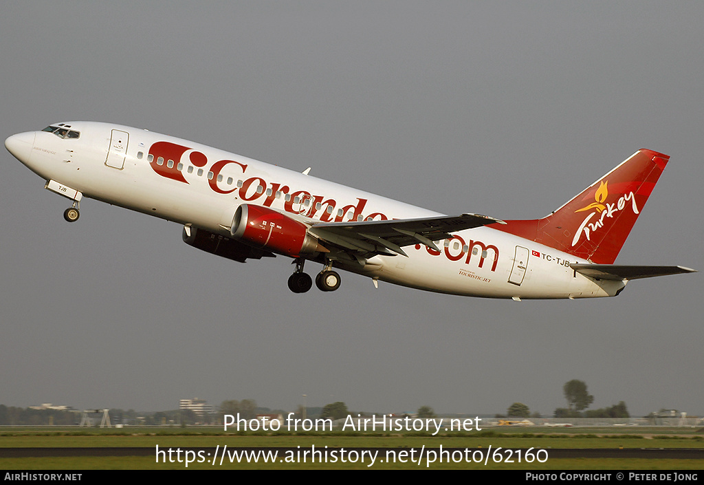 Aircraft Photo of TC-TJB | Boeing 737-3Q8 | Corendon Airlines | AirHistory.net #62160