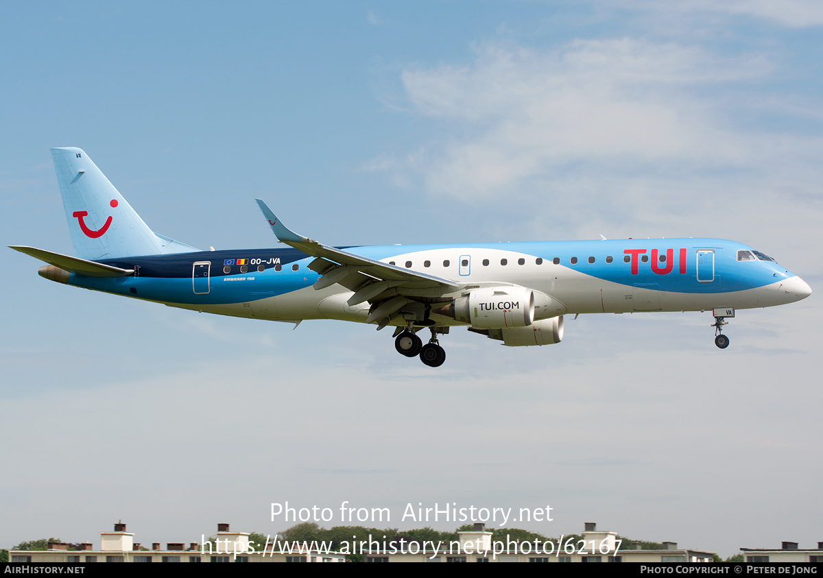 Aircraft Photo of OO-JVA | Embraer 190STD (ERJ-190-100STD) | TUI | AirHistory.net #62167