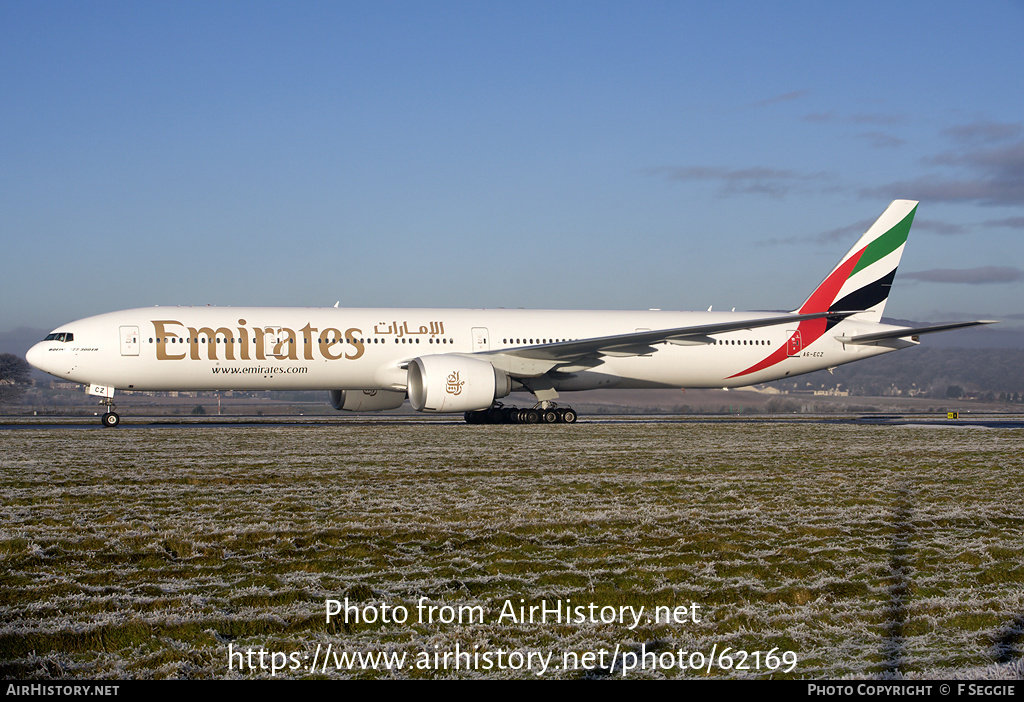 Aircraft Photo of A6-ECZ | Boeing 777-31H/ER | Emirates | AirHistory.net #62169