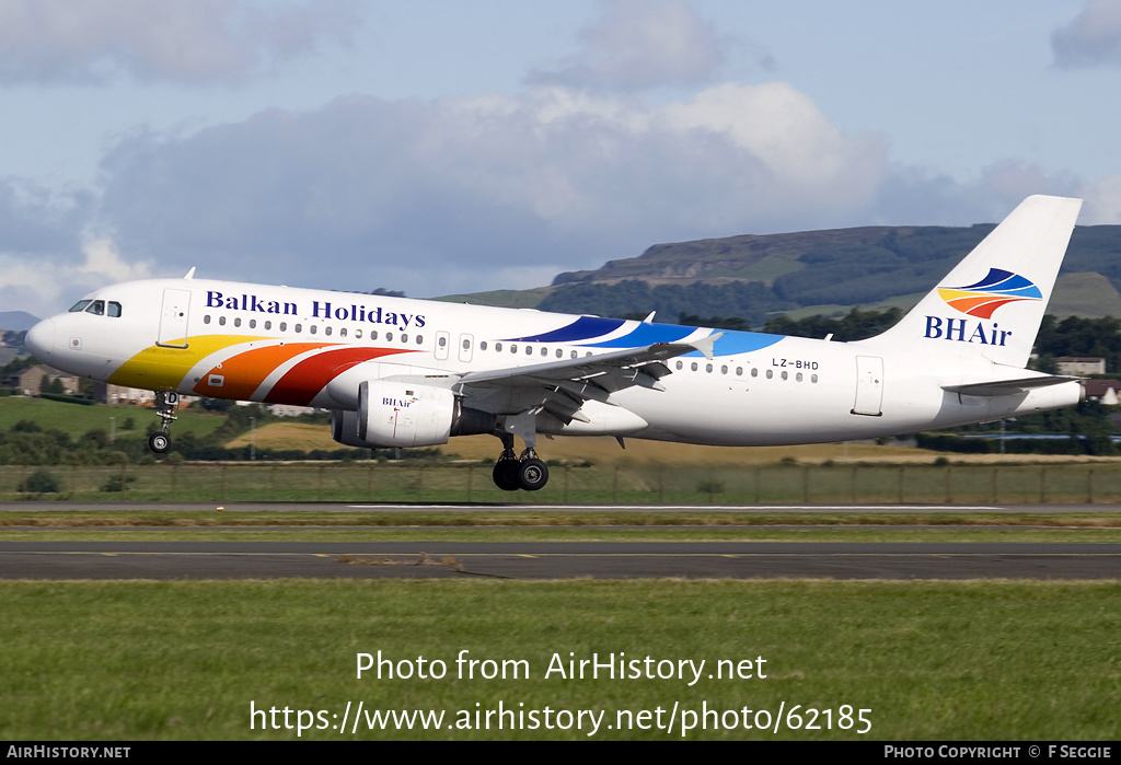 Aircraft Photo of LZ-BHD | Airbus A320-211 | Balkan Holidays Air - BH Air | AirHistory.net #62185