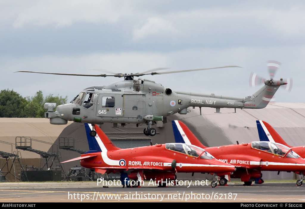 Aircraft Photo of ZF562 | Westland WG-13 Lynx HMA8DSP | UK - Navy | AirHistory.net #62187