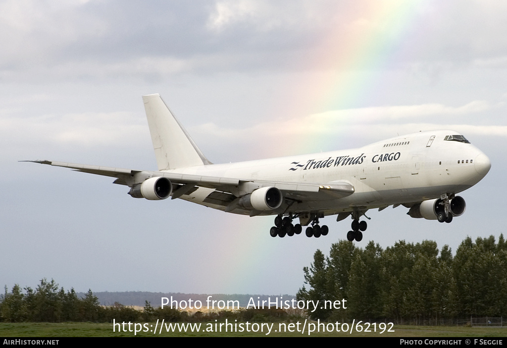 Aircraft Photo of N526UP | Boeing 747-212B(SF) | Tradewinds Airlines Cargo | AirHistory.net #62192