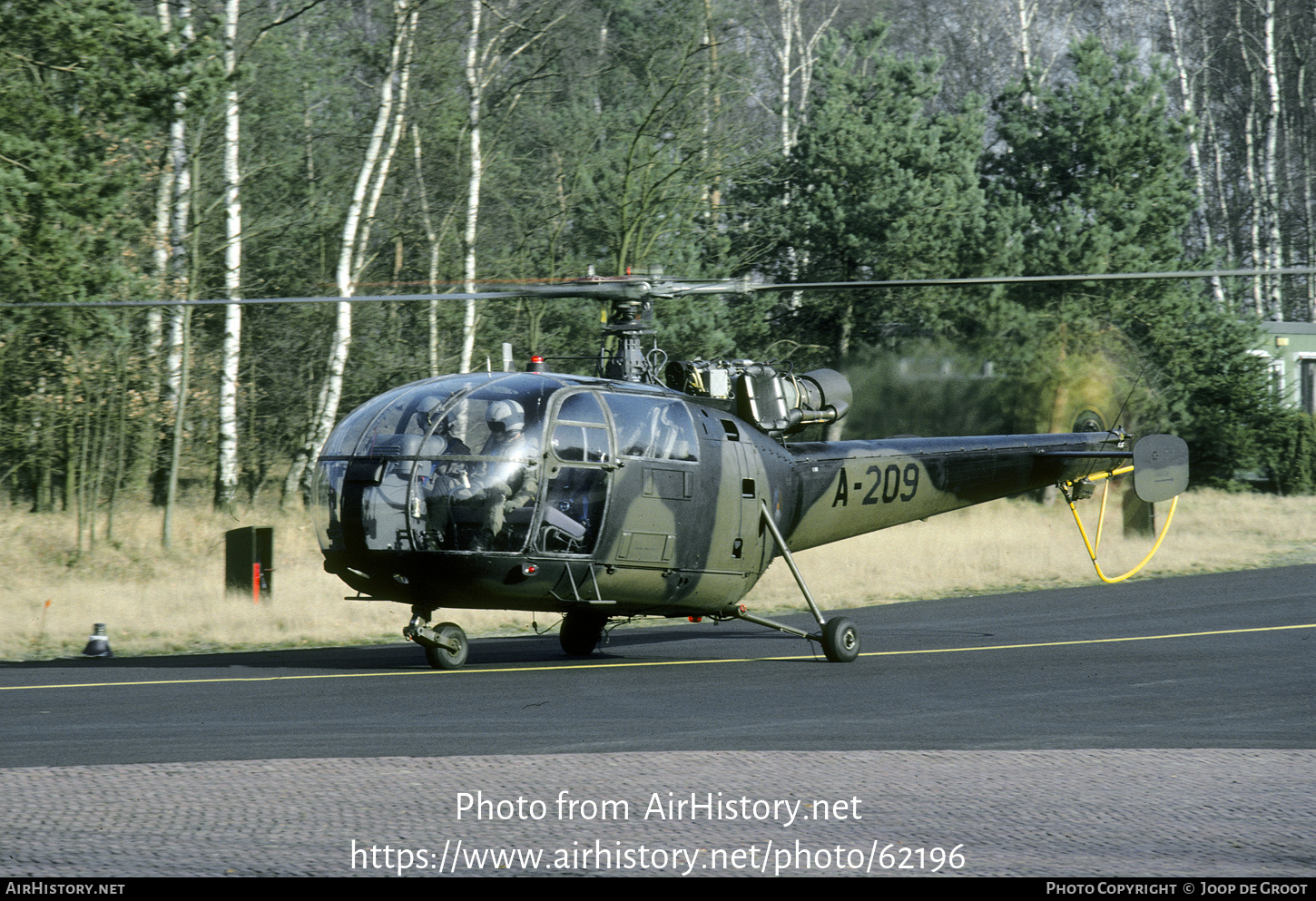 Aircraft Photo of A-209 | Sud SE-3160 Alouette III | Netherlands - Air Force | AirHistory.net #62196