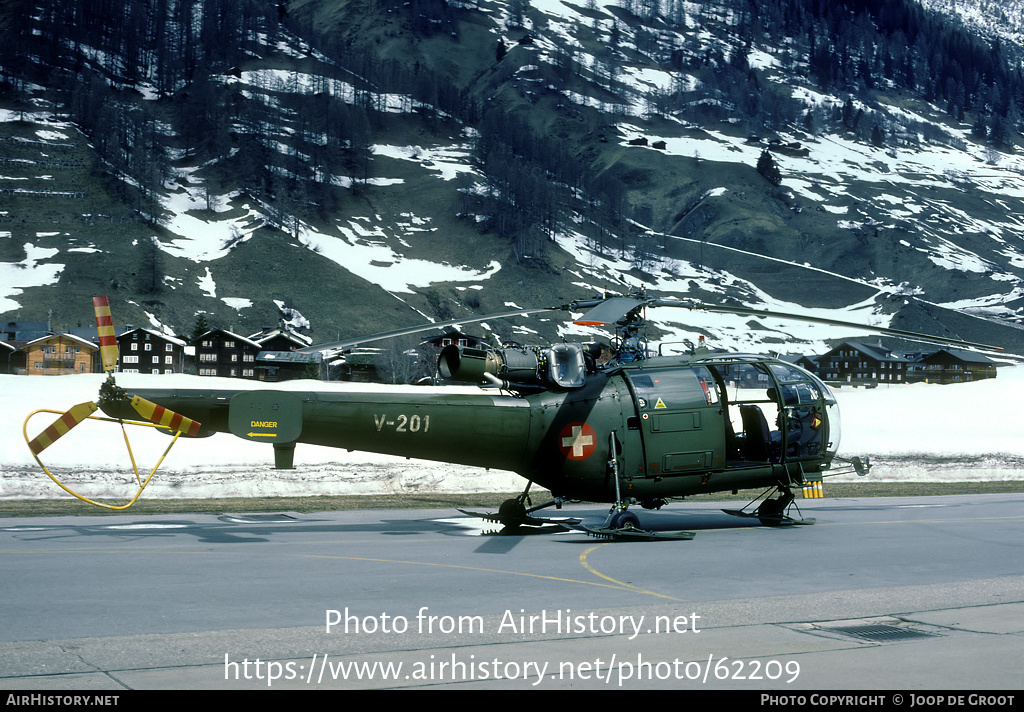 Aircraft Photo of V-201 | Sud SE-3160 Alouette III | Switzerland - Air Force | AirHistory.net #62209