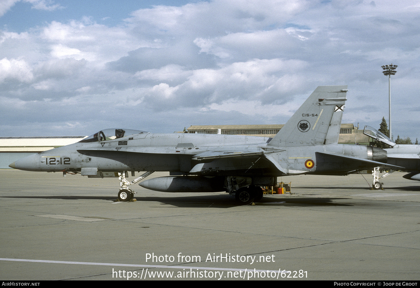 Aircraft Photo of C15-54 | McDonnell Douglas EF-18A Hornet | Spain - Air Force | AirHistory.net #62281