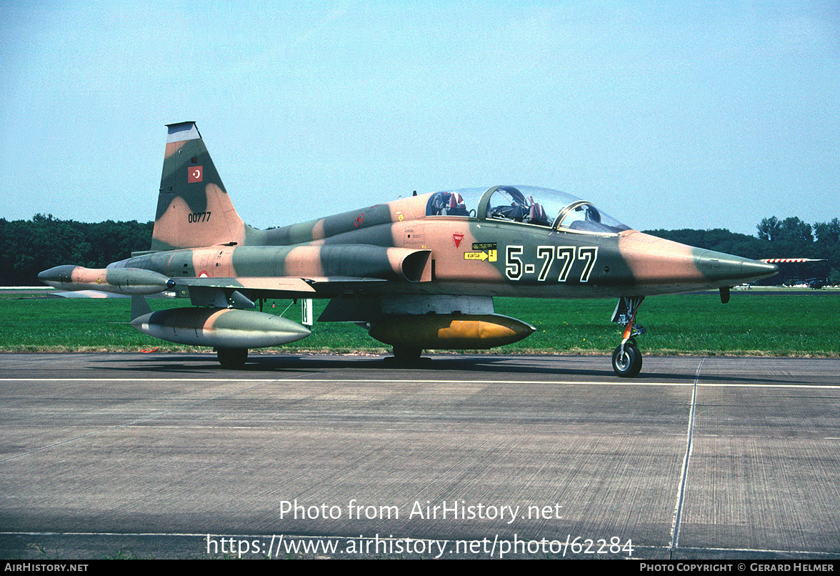 Aircraft Photo of 00777 | Northrop F-5B Freedom Fighter | Turkey - Air Force | AirHistory.net #62284