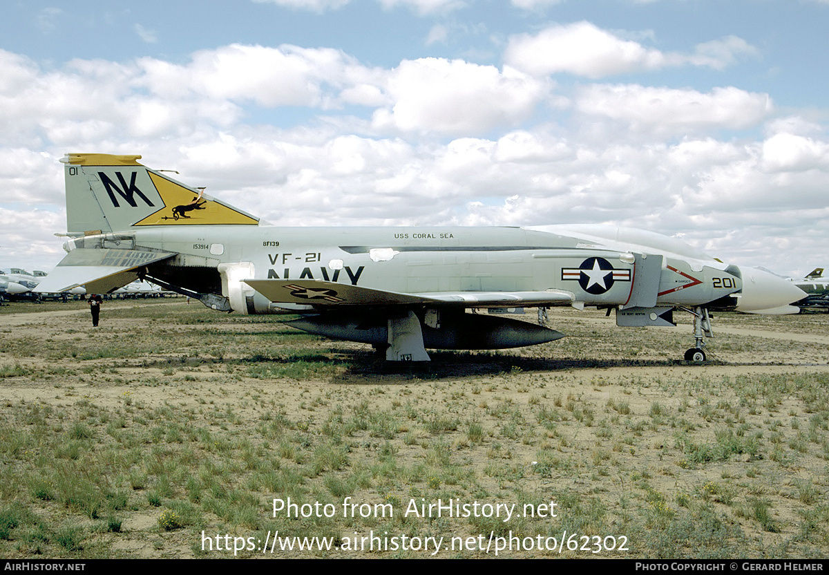 Aircraft Photo of 153914 | McDonnell F-4N Phantom II | USA - Navy | AirHistory.net #62302