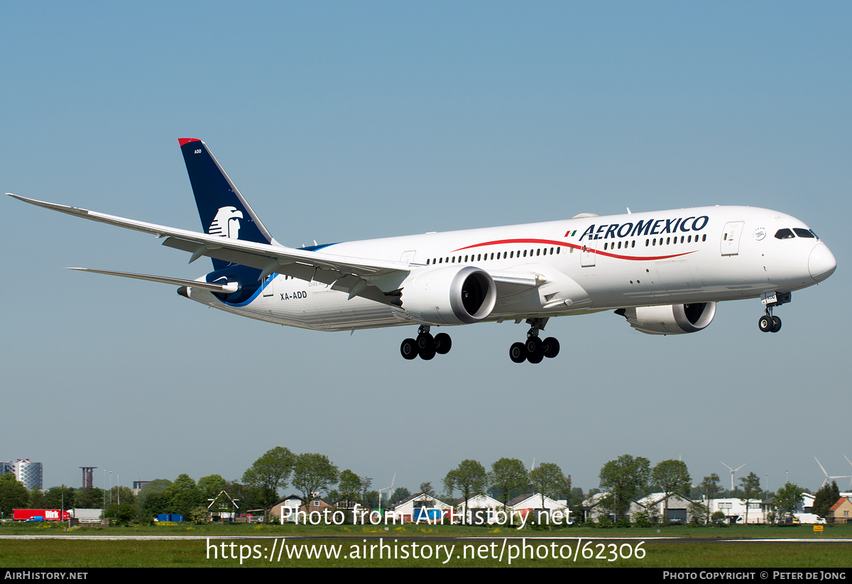 Aircraft Photo of XA-ADD | Boeing 787-9 Dreamliner | AeroMéxico | AirHistory.net #62306