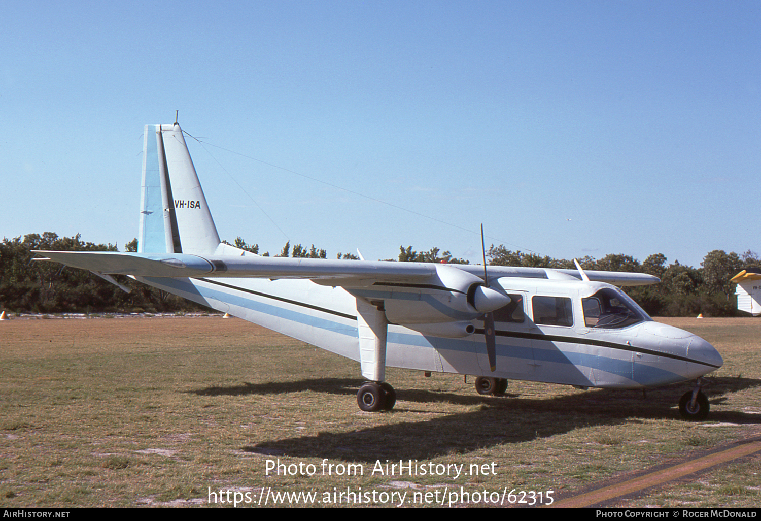 Aircraft Photo of VH-ISA | Britten-Norman BN-2A Islander | AirHistory.net #62315