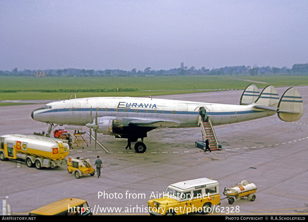 Aircraft Photo of G-ALAL | Lockheed L-749A Constellation | Euravia | AirHistory.net #62328