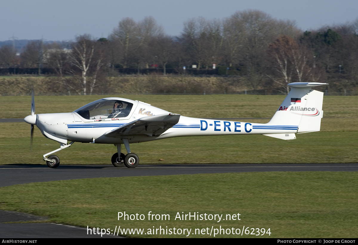 Aircraft Photo of D-EREC | Diamond DA20A-1 Katana | Air Alliance | AirHistory.net #62394