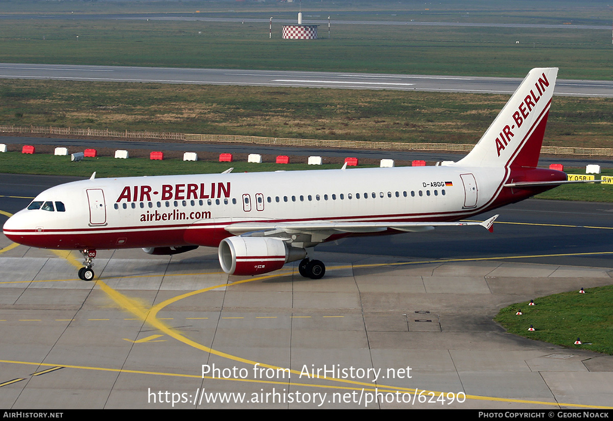 Aircraft Photo of D-ABDG | Airbus A320-214 | Air Berlin | AirHistory.net #62490