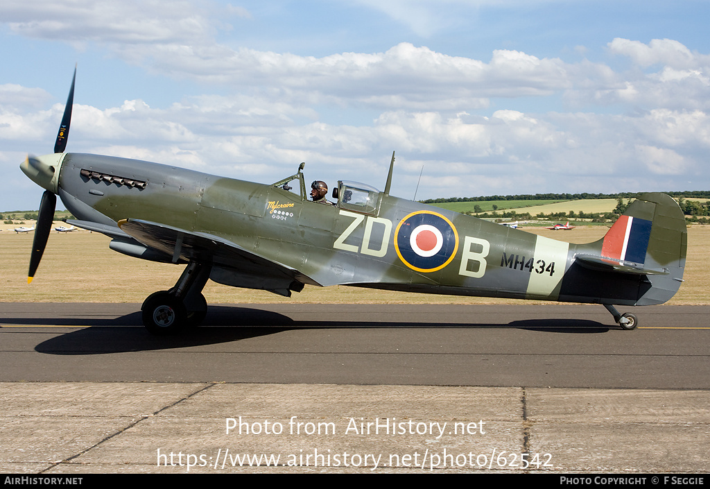 Aircraft Photo of G-ASJV / MH434 | Supermarine 361 Spitfire LF9B | UK - Air Force | AirHistory.net #62542