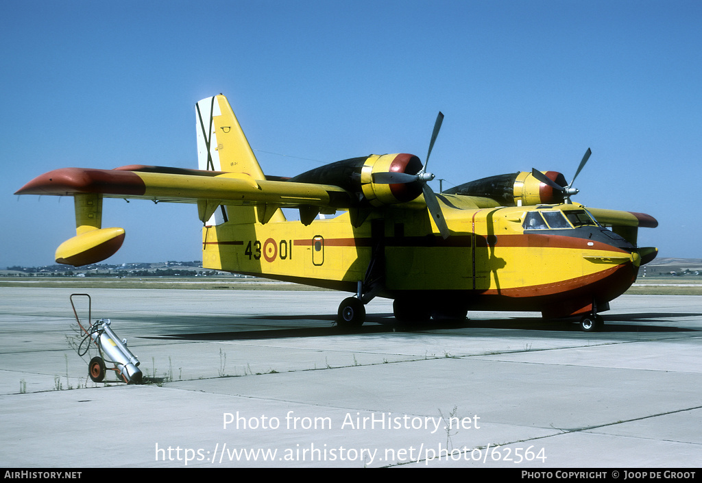 Aircraft Photo of UD13-1 | Canadair CL-215-I (CL-215-1A10) | Spain - Air Force | AirHistory.net #62564