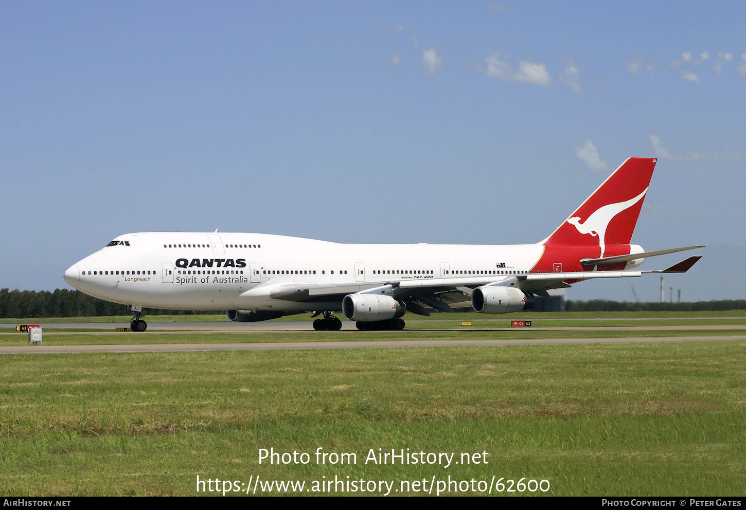 Aircraft Photo of VH-OJD | Boeing 747-438 | Qantas | AirHistory.net #62600