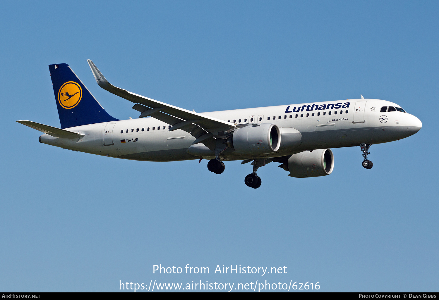 Aircraft Photo of D-AINI | Airbus A320-271N | Lufthansa | AirHistory.net #62616