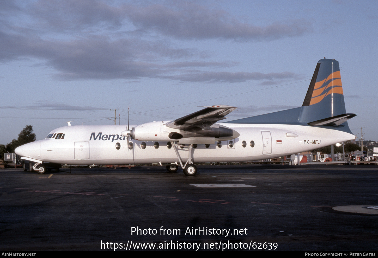 Aircraft Photo of PK-MFJ | Fokker F27-500F Friendship | Merpati Nusantara Airlines | AirHistory.net #62639