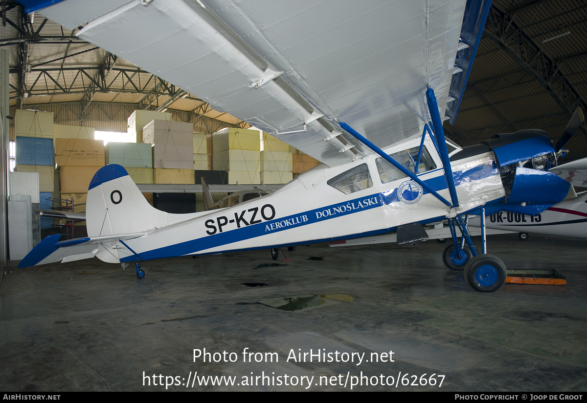 Aircraft Photo of SP-KZO | PZL-Okecie PZL-101A Gawron | Aeroklub Dolnoslaski | AirHistory.net #62667