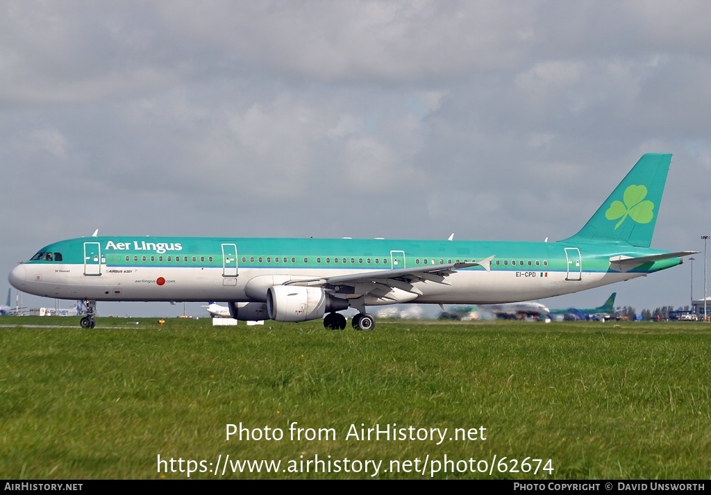 Aircraft Photo of EI-CPD | Airbus A321-211 | Aer Lingus | AirHistory.net #62674