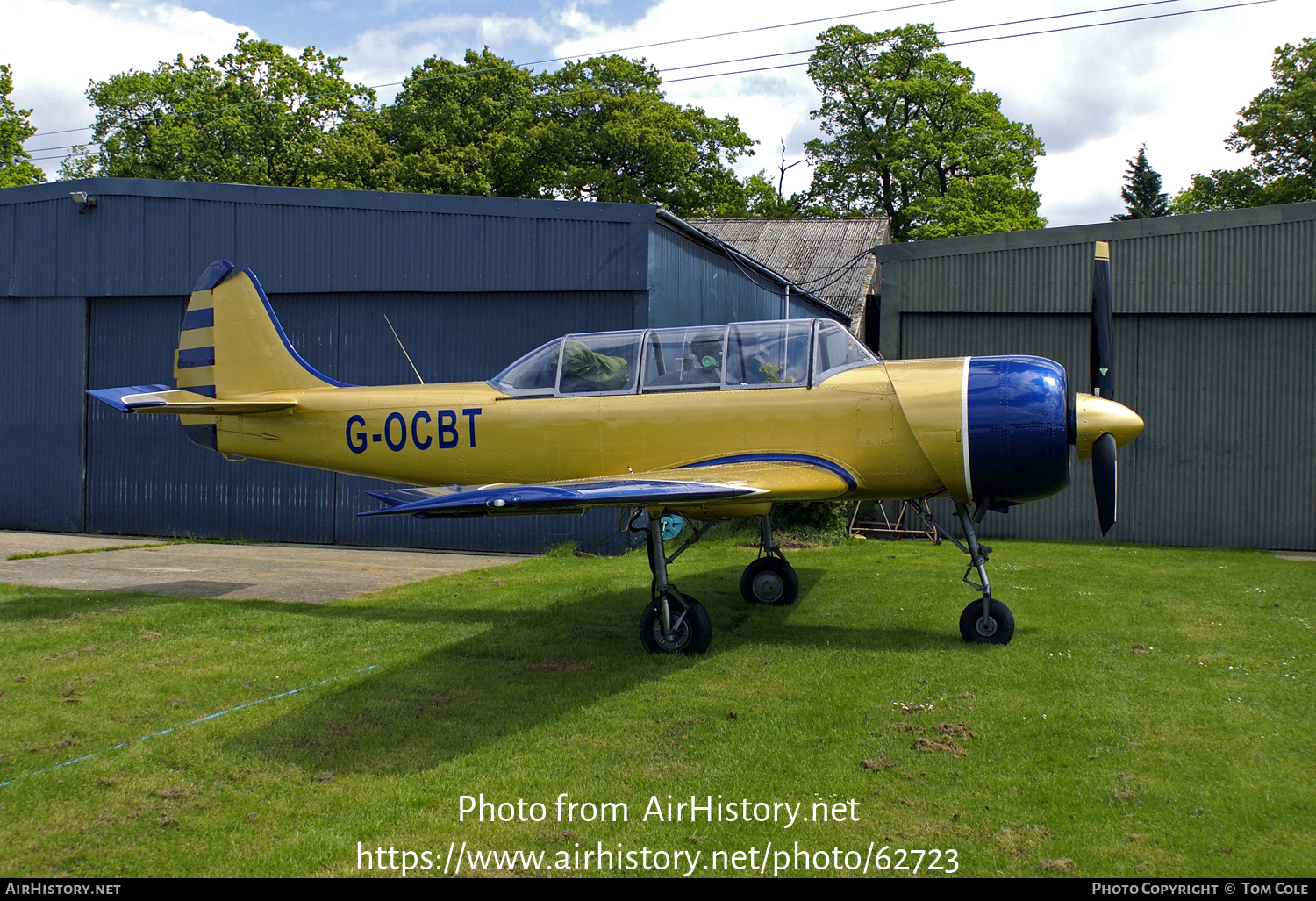 Aircraft Photo of G-OCBT | Yakovlev Yak-52 | AirHistory.net #62723