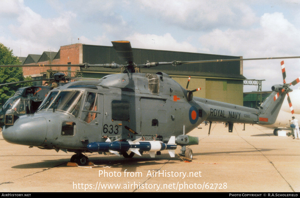 Aircraft Photo of XZ693 | Westland WG-13 Lynx HAS2 | UK - Navy | AirHistory.net #62728