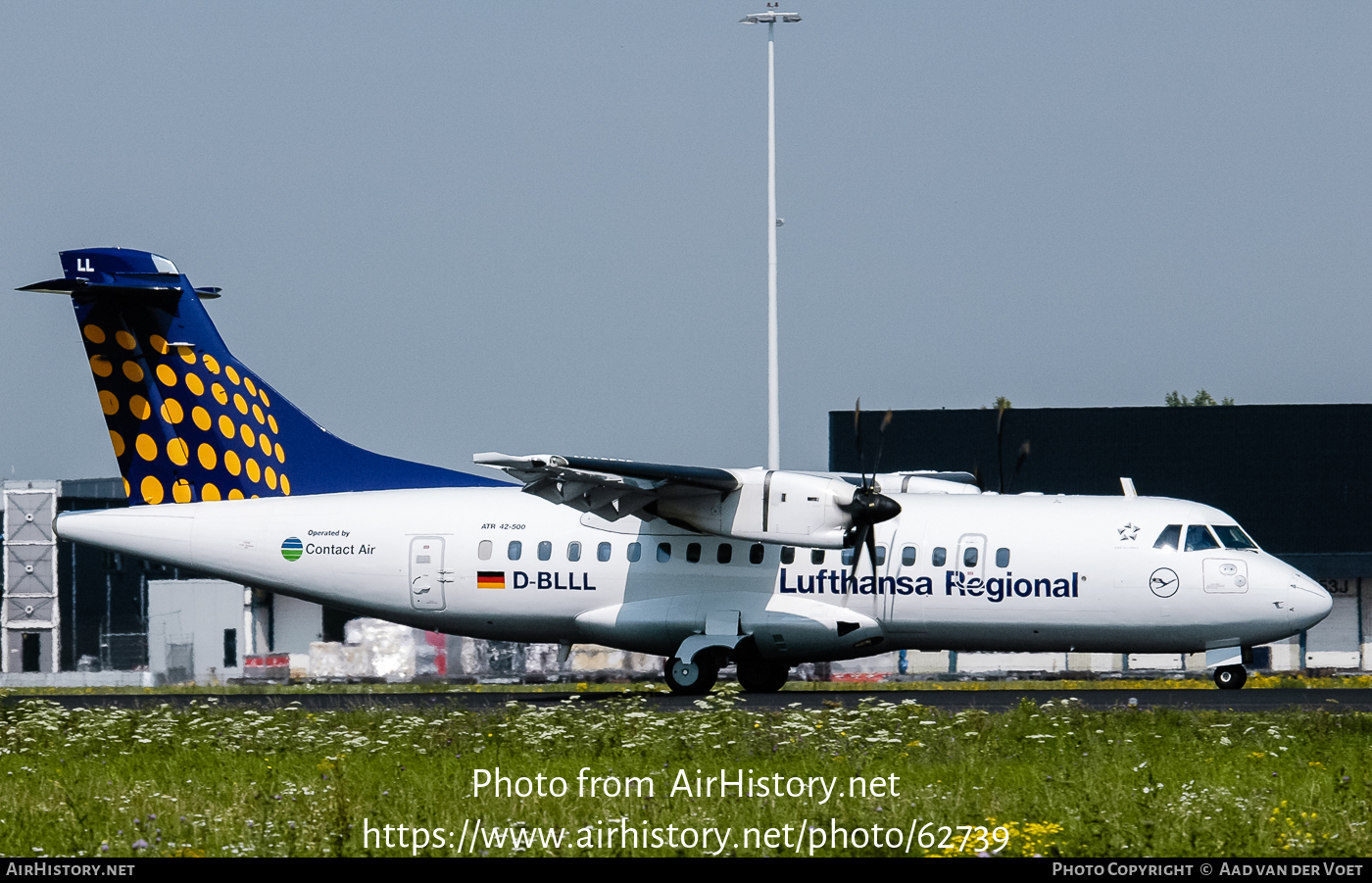 Aircraft Photo of D-BLLL | ATR ATR-42-500 | Lufthansa Regional | AirHistory.net #62739