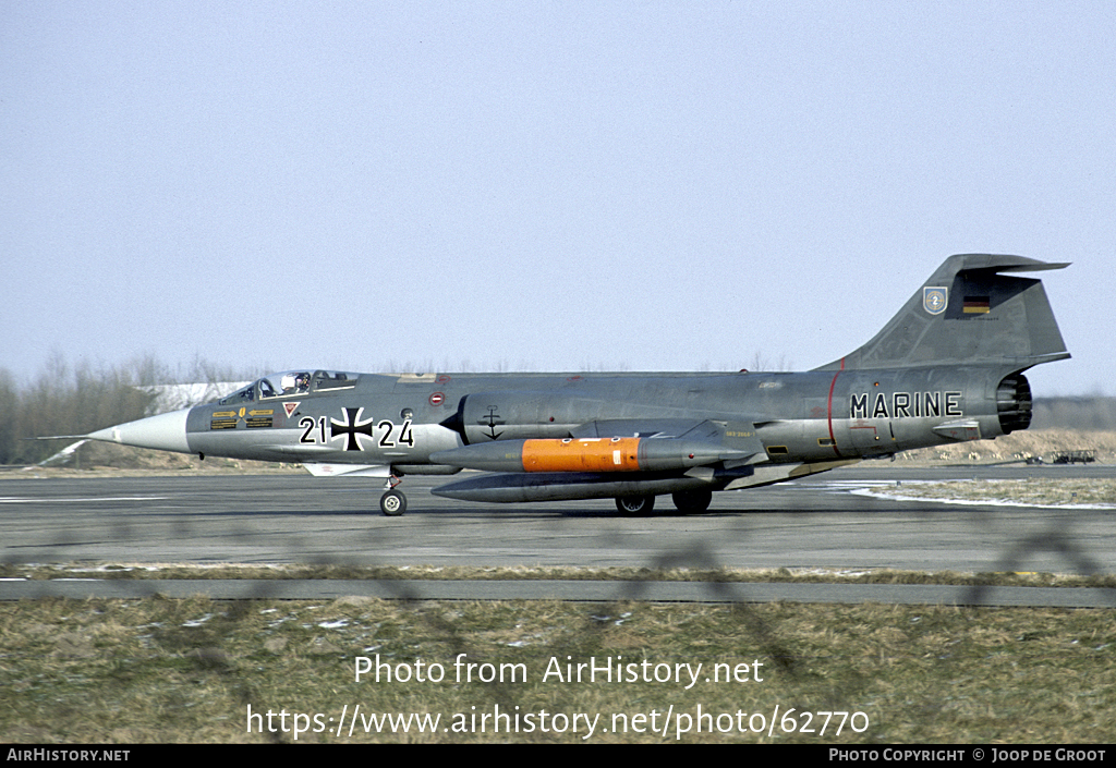 Aircraft Photo of 2124 | Lockheed RF-104G Starfighter | Germany - Navy | AirHistory.net #62770