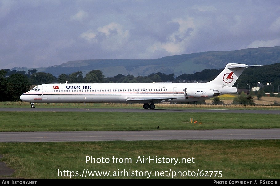 Aircraft Photo of TC-ONN | McDonnell Douglas MD-88 | Onur Air | AirHistory.net #62775