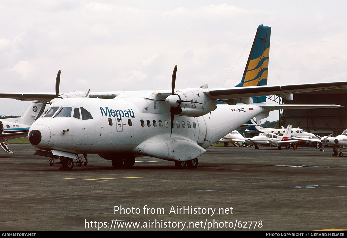 Aircraft Photo of PK-MNE | CASA/IPTN CN235-10 | Merpati Nusantara Airlines | AirHistory.net #62778