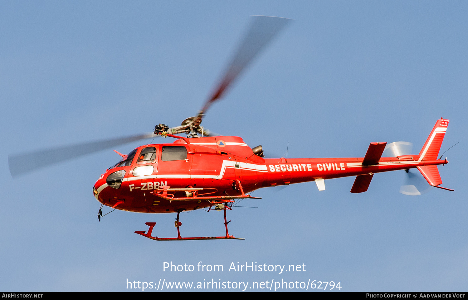 Aircraft Photo of F-ZBBN | Aerospatiale AS-350B Ecureuil | Sécurité Civile | AirHistory.net #62794