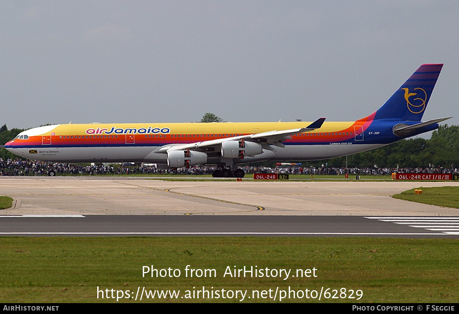 Aircraft Photo of 6Y-JMP | Airbus A340-313 | Air Jamaica | AirHistory.net #62829