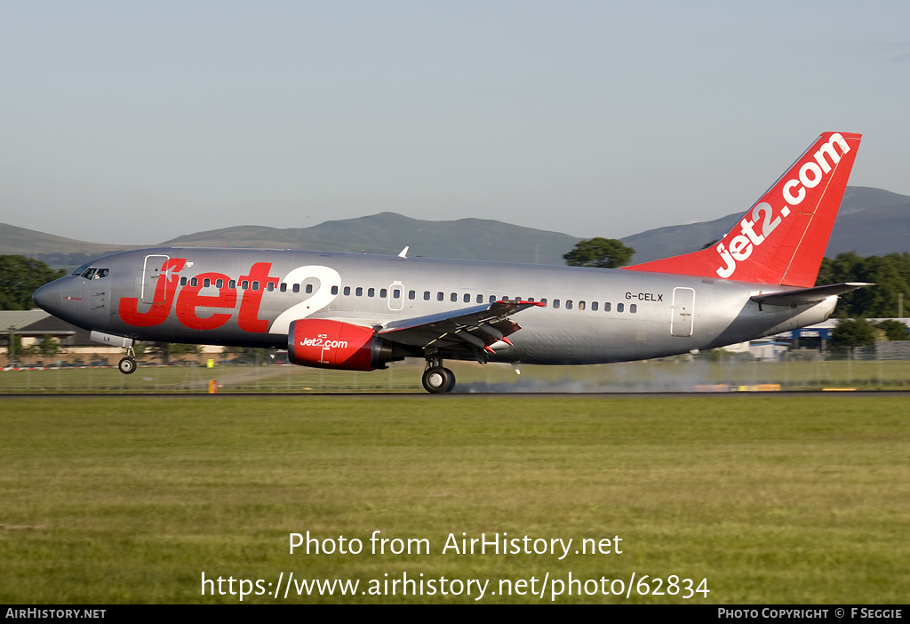 Aircraft Photo of G-CELX | Boeing 737-377(QC) | Jet2 | AirHistory.net #62834