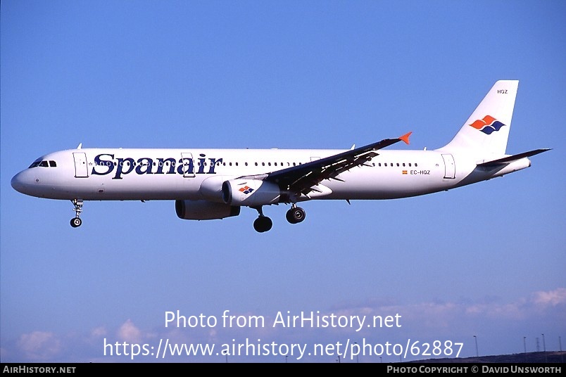 Aircraft Photo of EC-HQZ | Airbus A321-231 | Spanair | AirHistory.net #62887