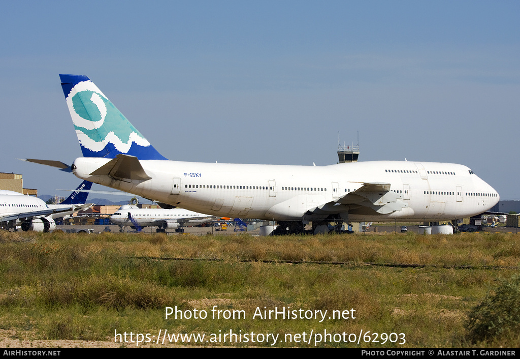 Aircraft Photo of F-GSKY | Boeing 747-312 | Corsair | AirHistory.net #62903