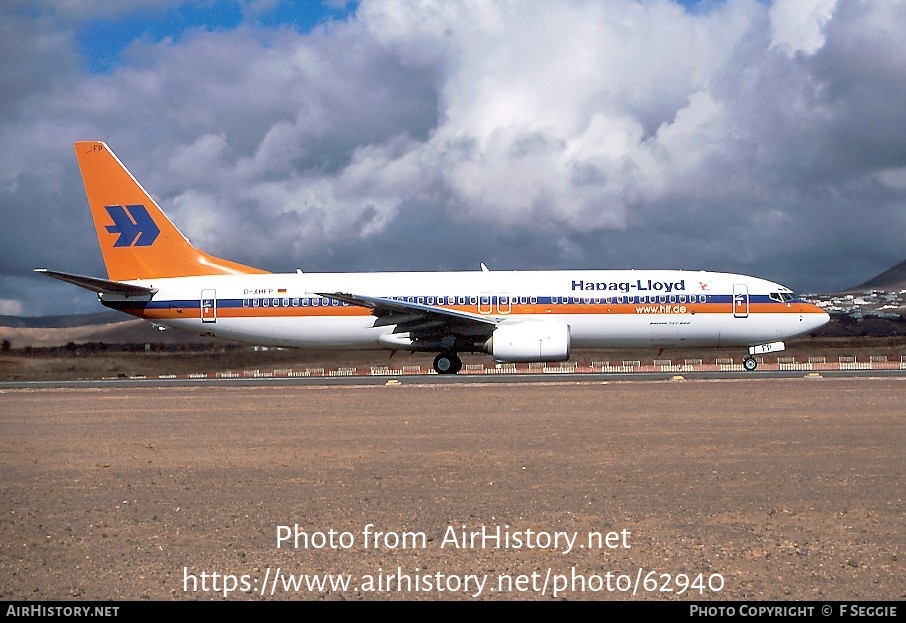 Aircraft Photo of D-AHFP | Boeing 737-8K5 | Hapag-Lloyd | AirHistory.net #62940