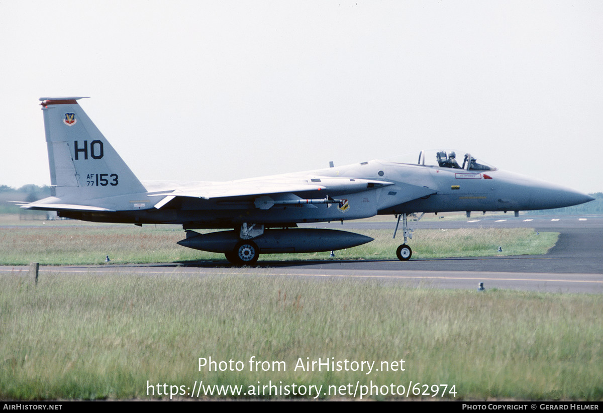 Aircraft Photo of 77-0153 / AF77-153 | McDonnell Douglas F-15A Eagle | USA - Air Force | AirHistory.net #62974