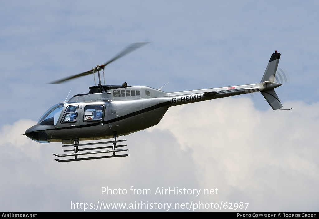 Aircraft Photo of G-REMH | Bell 206B-3 JetRanger III | AirHistory.net #62987