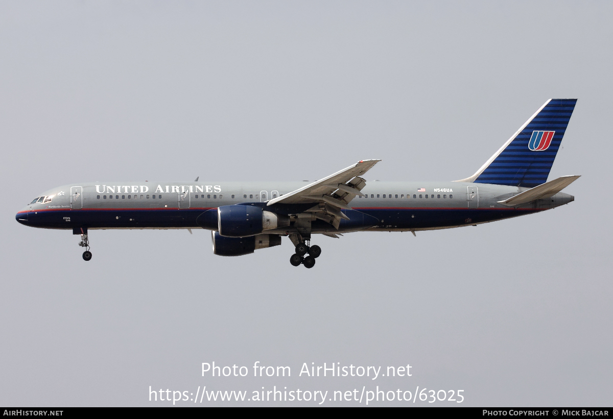 Aircraft Photo of N546UA | Boeing 757-222 | United Airlines | AirHistory.net #63025