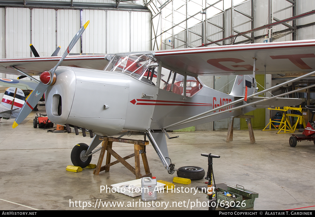 Aircraft Photo of G-AGTO | Taylorcraft J-1 Autocrat | AirHistory.net #63026