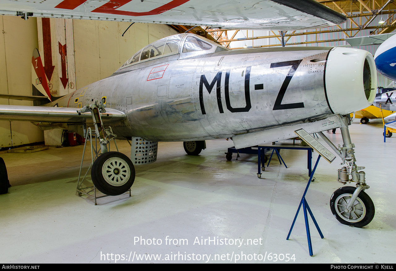 Aircraft Photo of 110161 | Republic F-84G Thunderjet | Norway - Air Force | AirHistory.net #63054