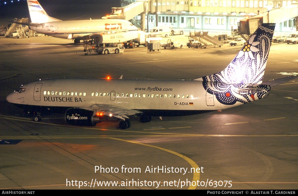 Aircraft Photo of D-ADIA | Boeing 737-36Q | Deutsche BA | AirHistory.net #63075