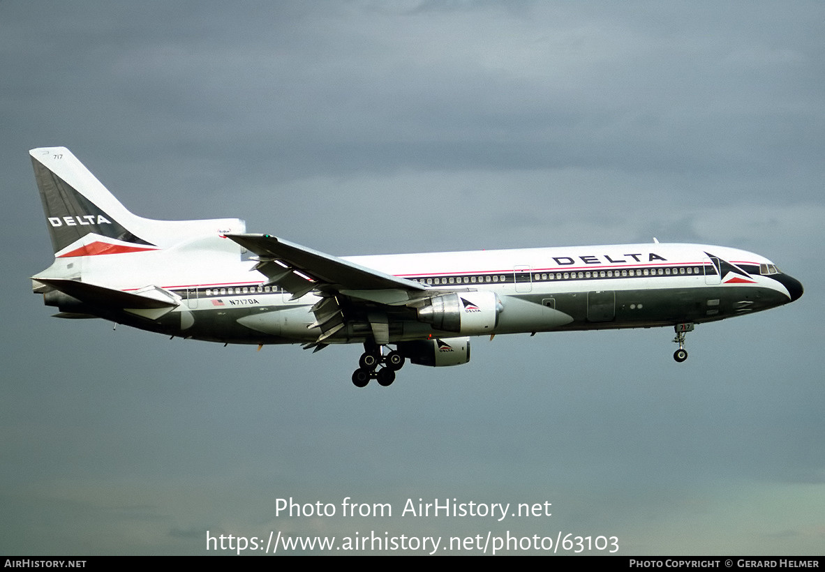 Aircraft Photo of N717DA | Lockheed L-1011-385-1 TriStar 1 | Delta Air Lines | AirHistory.net #63103