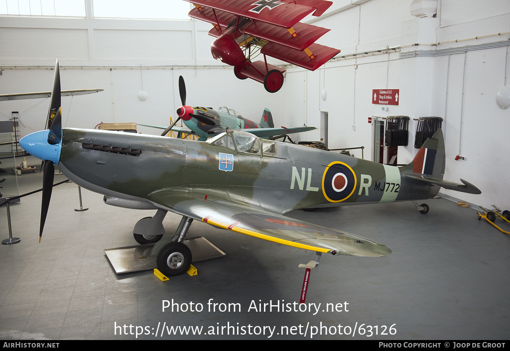 Aircraft Photo of D-FMKN / MJ772 | Supermarine 509 Spitfire T9 | UK - Air Force | AirHistory.net #63126