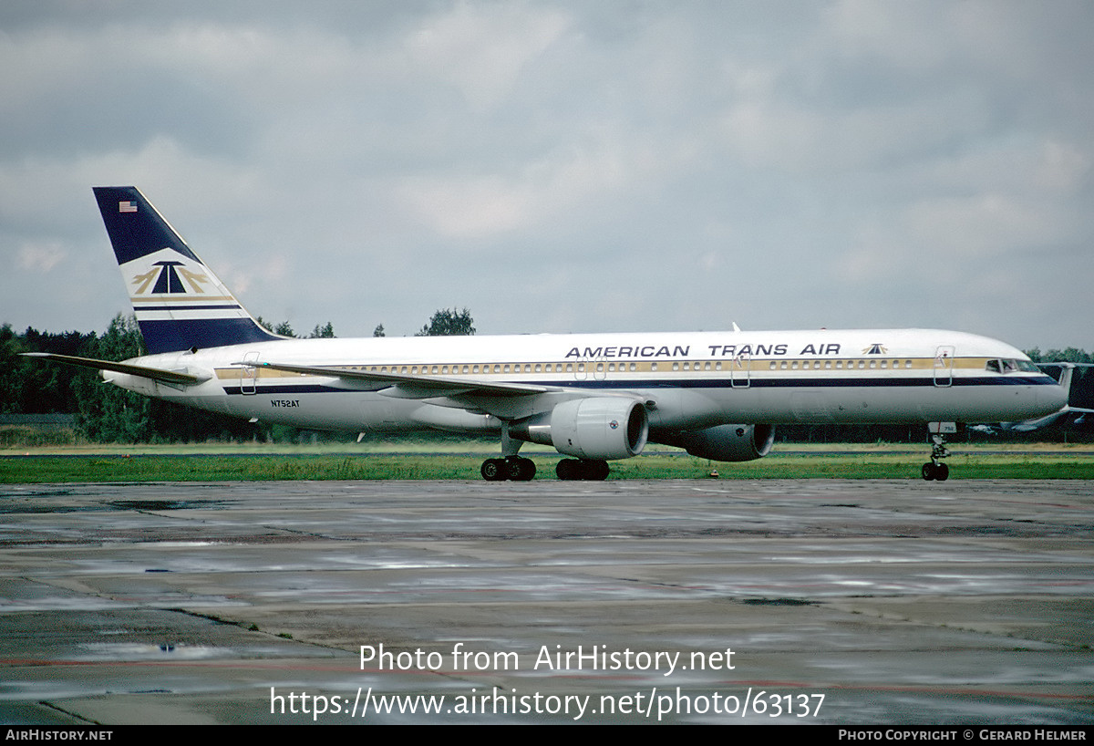 Aircraft Photo of N752AT | Boeing 757-212 | American Trans Air - ATA | AirHistory.net #63137