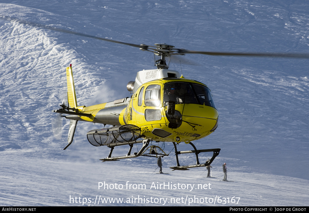 Aircraft Photo of F-HADE | Eurocopter AS-350B-3 Ecureuil | Mont Blanc Hélicoptères | AirHistory.net #63167