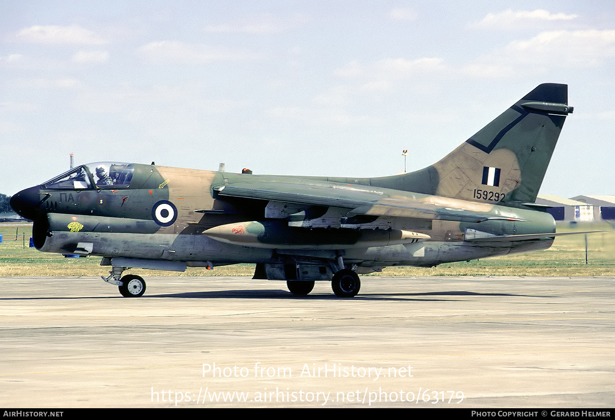 Aircraft Photo of 159292 | LTV A-7E Corsair II | Greece - Air Force | AirHistory.net #63179